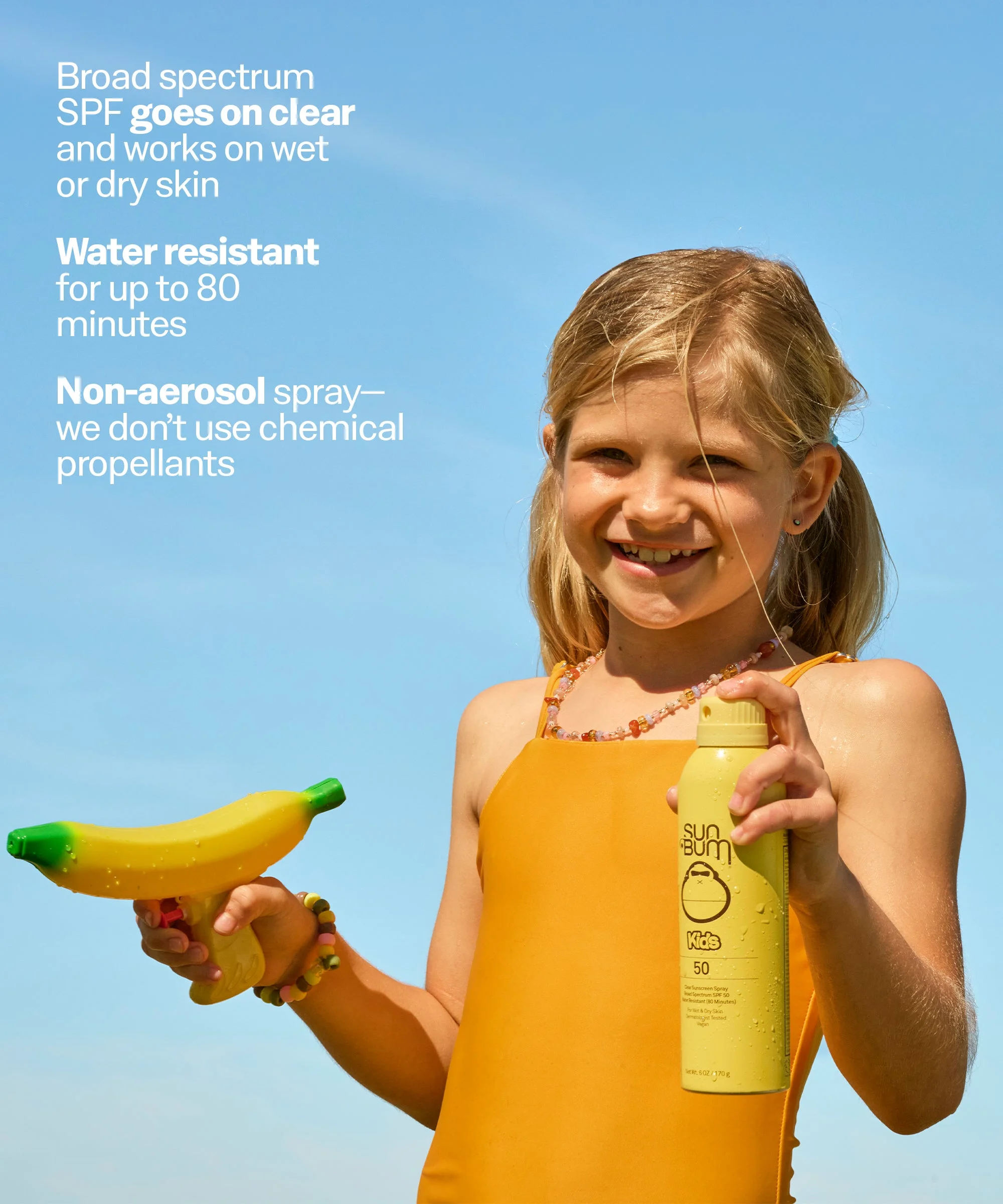 Kids SPF 50 Clear Sunscreen Spray - Image 2