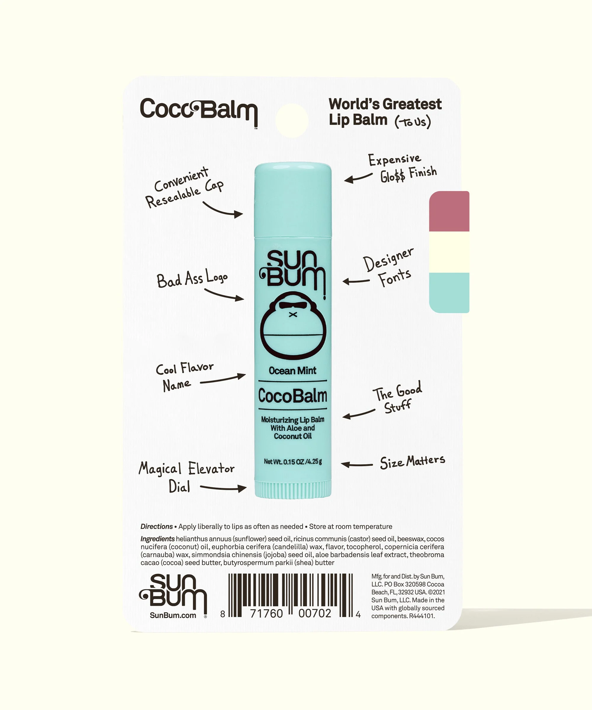 CocoBalm Lip Balm 3-Pack - Image 5