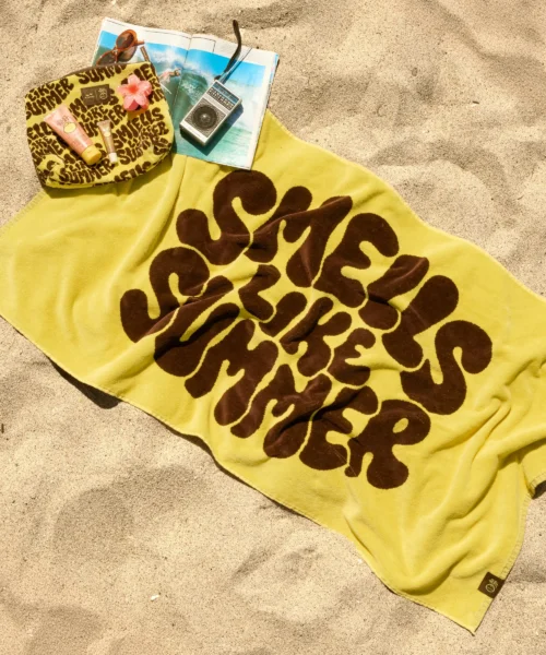 Alternative view of SLOWTIDE x Sun Bum Pouch & Towel Bundle